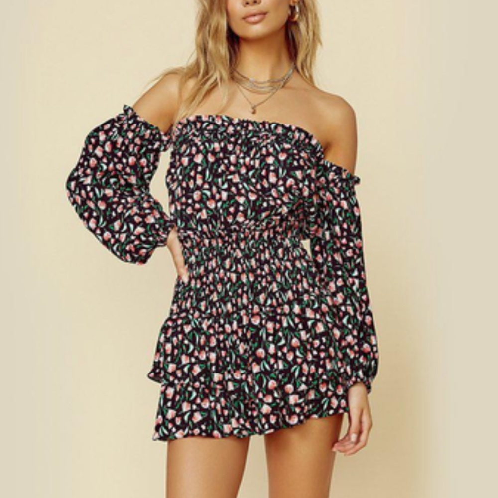 Boho ballerina romper Blue Life